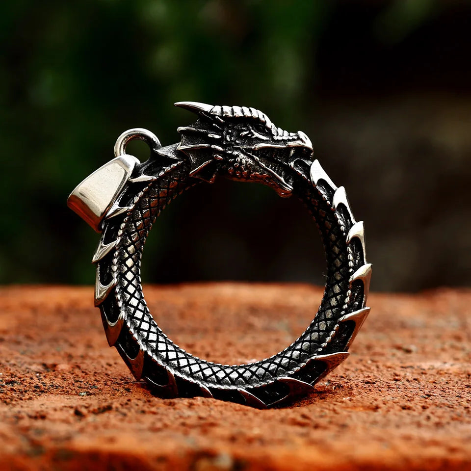 Ouroboros Symbol Ring β Infinity and Eternal Design